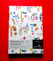 "Notizbuch \"Aquarell Fantasies\" 200 Seiten Turnowsky Goldbuch"