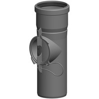 Atec Kontroll-Rohr Dn 80 Schornstein Kamin Abgas Rohr Abgasrohr 1303