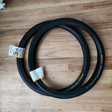 #2 Continental Double Fighter 26X1.90 Rigid Black tire set mtn/E bike lii