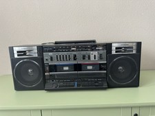 Vintage Fisher boombox that was hand-signed by BOTH Macklemore and Ryan Lewis