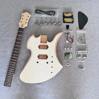 DIY Mockingbird Electric Guitar Kit Mahogany Body Maple Neck CR part bolt-on 24F — photo 1