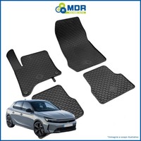 W-Parts Serie 4 Gummi 3D TPE FußMatten Schwarz FüR Opel Corsa F Ab 2024