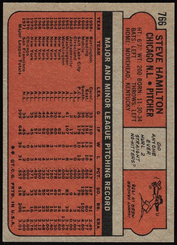 Tarjetas de béisbol 1972 Topps 601-787 (P-NM) - tú eliges - completa tu conjunto - Imagen 245 de 283