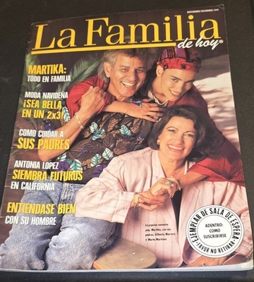 1991 issue of the Spanish magazine ''La Familia de hoy''.feat Martika and family