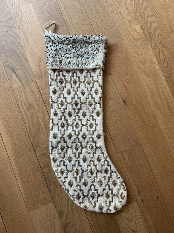 Anthropologie 3 件套亮片长袜圣诞假期 — 第 3/4 张图片