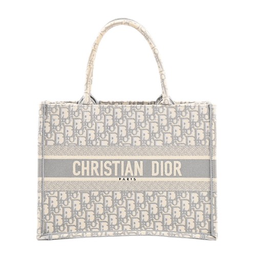 Dior book tote medium bag M1296ZRIW_M20I gray 755634