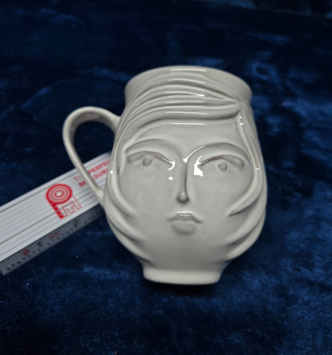 Jonathan Adler Utopia Mug Double Sided Lady | eBay