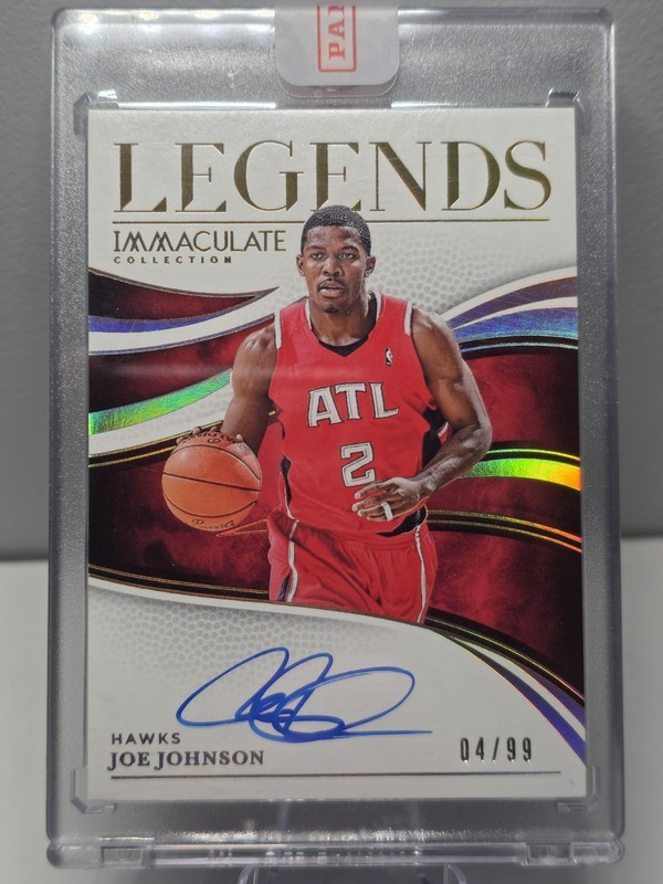 2024-25 Immaculate Collection Legends Auto /99 - Joe Johnson #IL-JOE