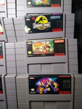 SNES Game Lot 12 Games Super Marioworld Tetris 2 Ms Pac Man 