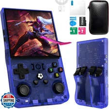 R36MAX Handheld Game Console, 40000+ Games Retro Gaming Console,
