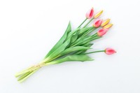 Artplants KüNstlicher Tulpenstrauß Lona, Rosa - Pink - GrüN, 45Cm, Ø 20Cm