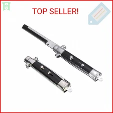 Rhode Island Novelty 9" Stainless Steel Switch-Blade Folding Pocket Comb (1-Unit