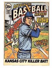 George Brett Kansas City Royals METAL Comic Book Cover ART baseball Rookie card