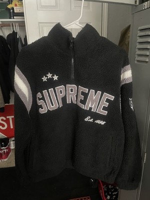 Supreme Arc Half Zip Fleece Pullover Small | eBay