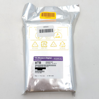 Western Digital Purple Pro 8TB Internal Hard Drive 3.5'' (WD8002PURP) 7200 rpm