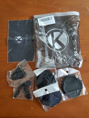 Camkix 58mm Lens Cap & Lens Cloth Bundle ( 3 Caps)
