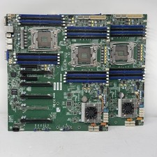 2x Supermicro X10DRG-Q Dual LGA2011-3 C612 Motherboard Bent Pins Parts