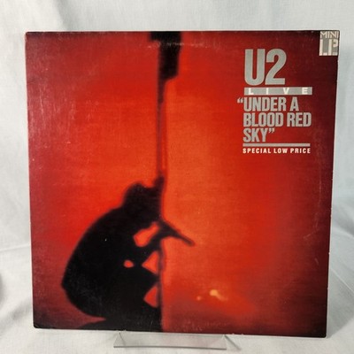 U2 Live ''Under A Blood Red Sky'' Vinyl Mini LP 1983 Island Record 90127-1-B VG+