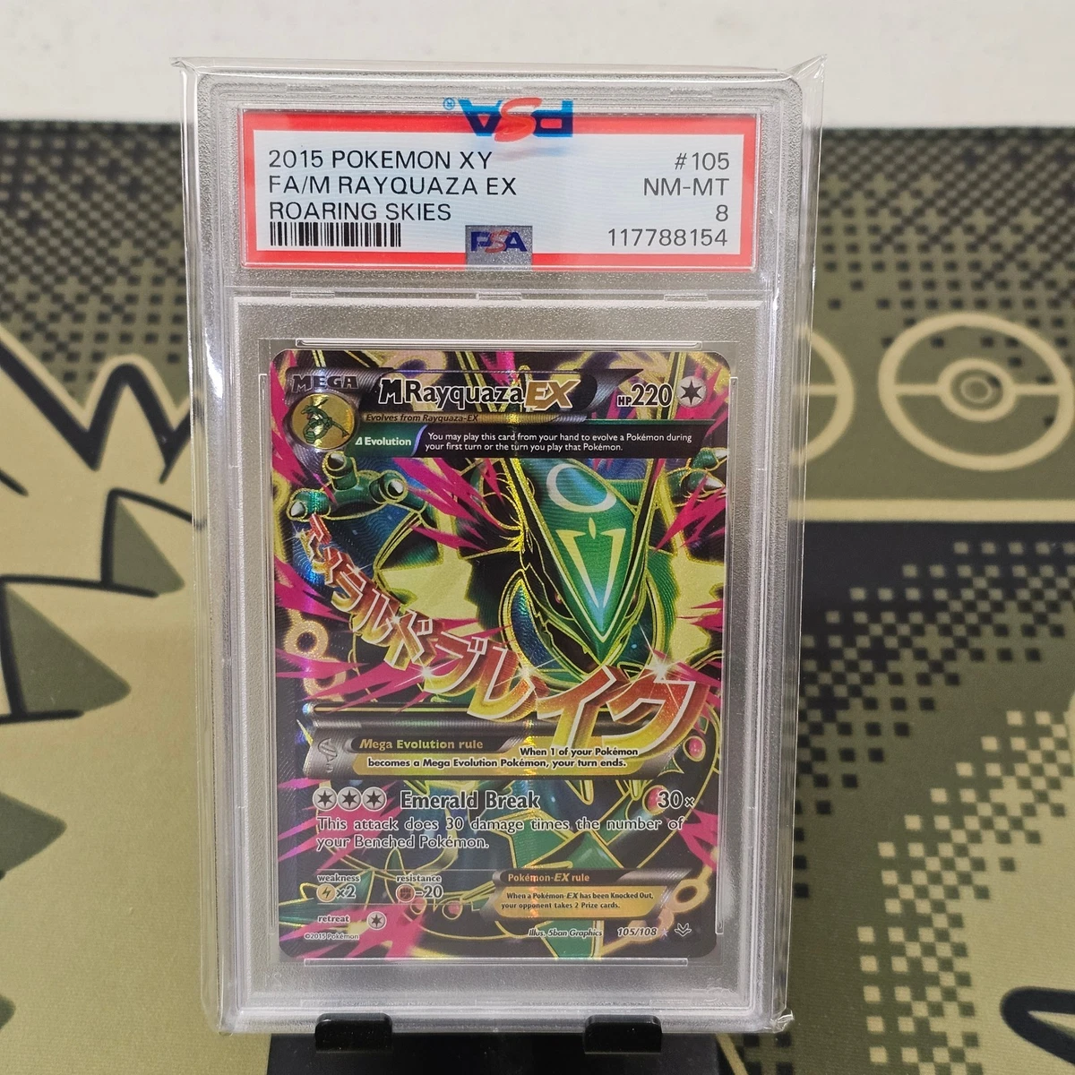 Rayquaza Pokémon TCG Professional Sports Authenticator (PSA