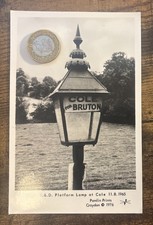 407. S&D PLATFORM LAMP AT COLE FOR BRUTON STATION RAILWAY Locomotive photograph