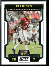 2023 Score Eli Ricks RC #390 Philadelphia Eagles