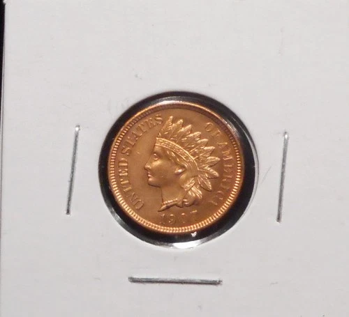 1907 INDIAN HEAD CENT - Choice RED Uncirculated  Condition