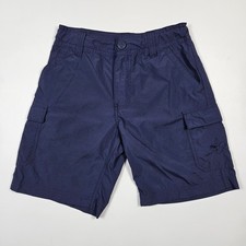 Boy Scouts of America Blue Cargo Chino Shorts Sz 8 Stretch Pockets Small Uniform