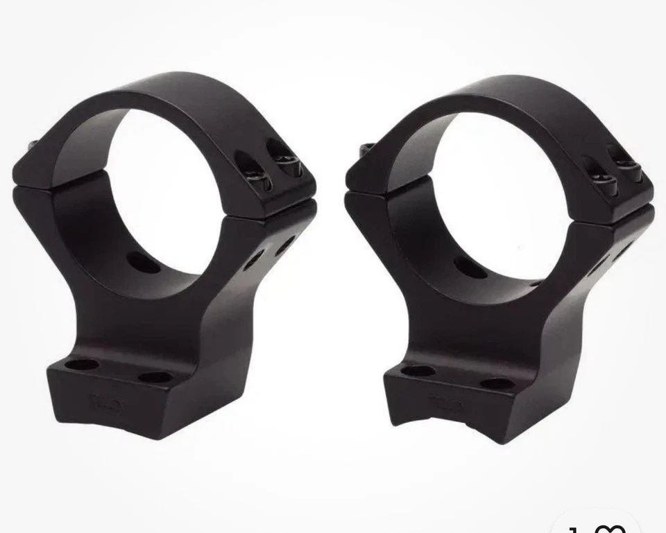 Soportes de mira telescópica integrados Browning X-Lock 1" negro brillante aluminio de alta altura 12506 Foto 2 de 4