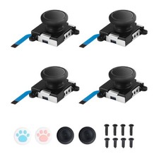 Joycon Joystick Replacement 4 Pack, Replacement Joy-Stick Analog Thumb Stick ...