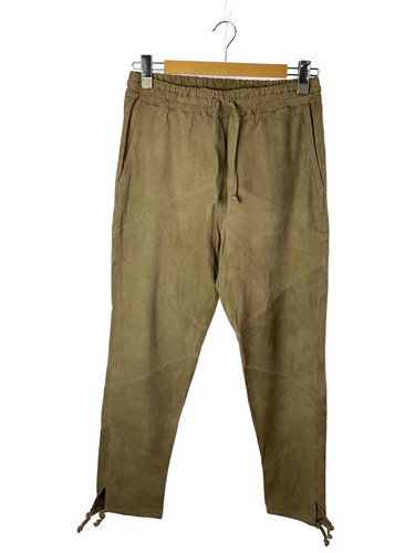 Other brands Straight Pants L Goat Leather BEG