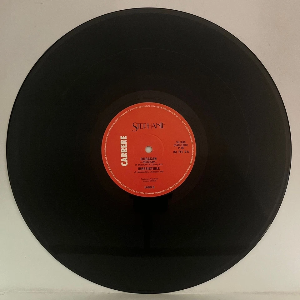 STEPHANIE - HURACAN - 1986 MEXICAN 12" SINGLE, SYNTH POP - Image 4 of 4