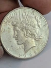1922-S Peace Dollar AU Details Cleaned $1