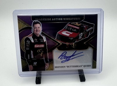 Panini 2020 Select NASCAR Trackside Action Signatures Brenden Queen 14/49