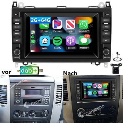 DAB+ Apple Carplay Für VW Crafter 2006-2016 Android 15 Autoradio GPS Navi WIFI