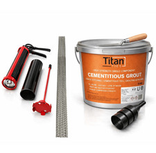 Crack Stitching Kits - 6mm Helicar Bar - Grout Based