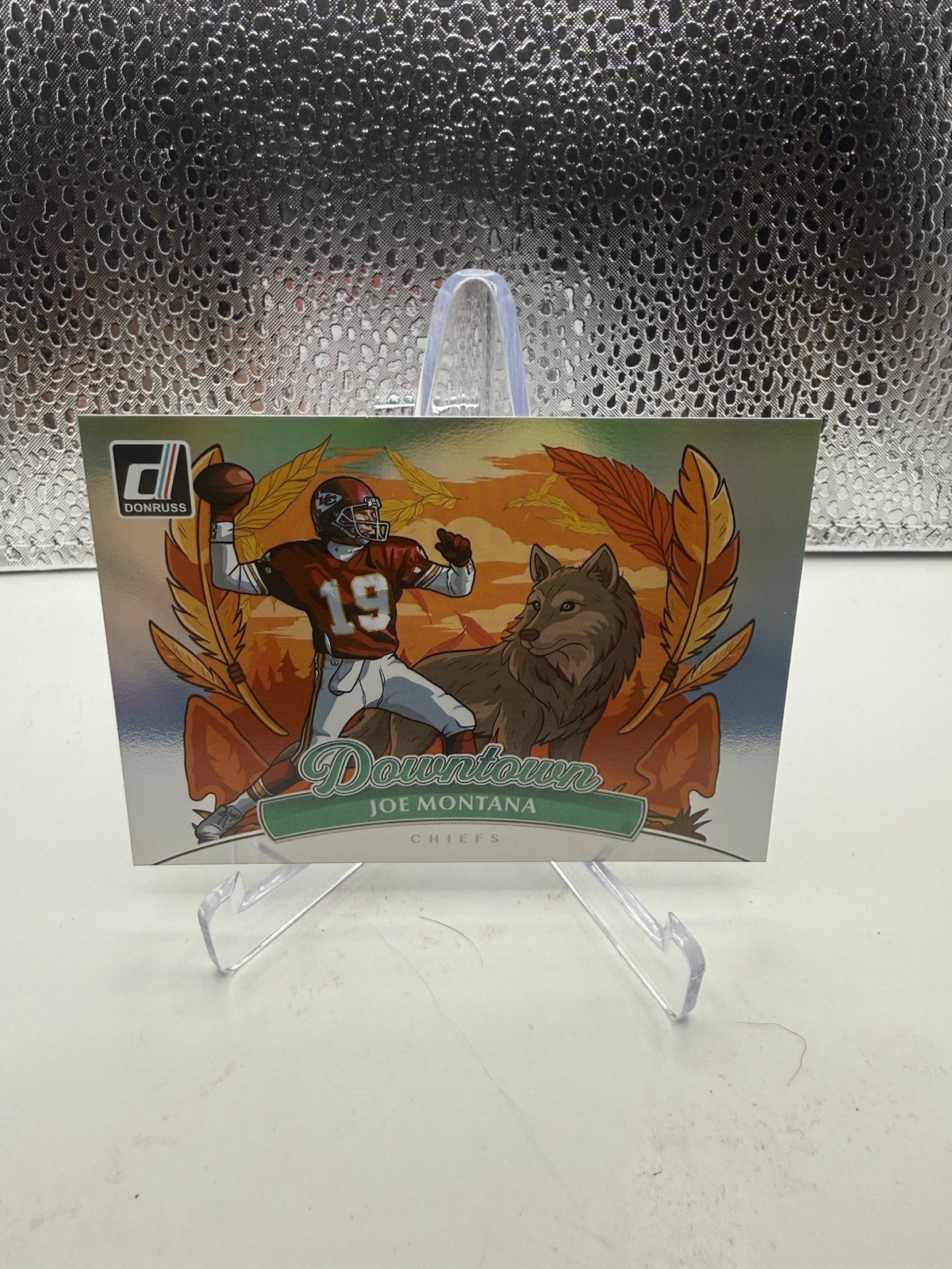 2025 Donruss Joe Montana Downtown Horizontal SSP Chiefs Cas Hit #6