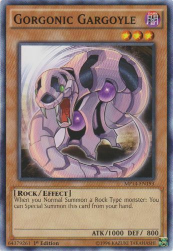 Gorgonic Gargoyle - MP14-EN193 - Common - 1st Edition x1 - Lightly Played