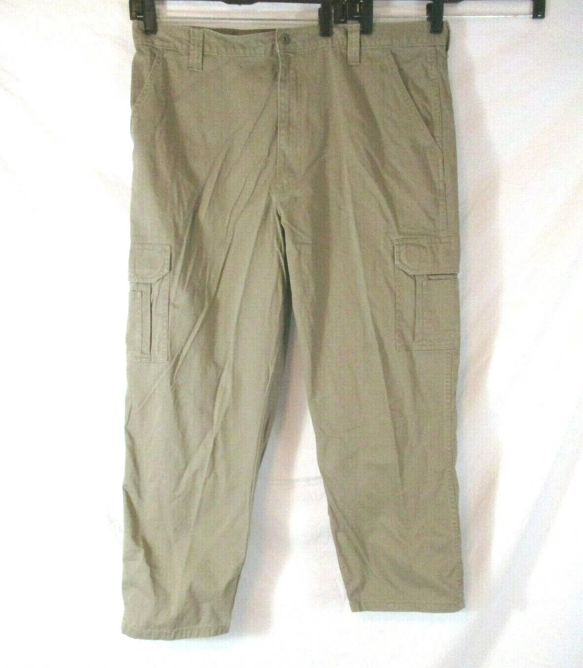 Wrangler Originals Cargo Pants Beige 40 X 30 Straight Leg Men DD524