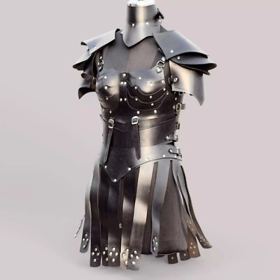 Medieval Renaissance Costume for Women LARP Leather Outfits