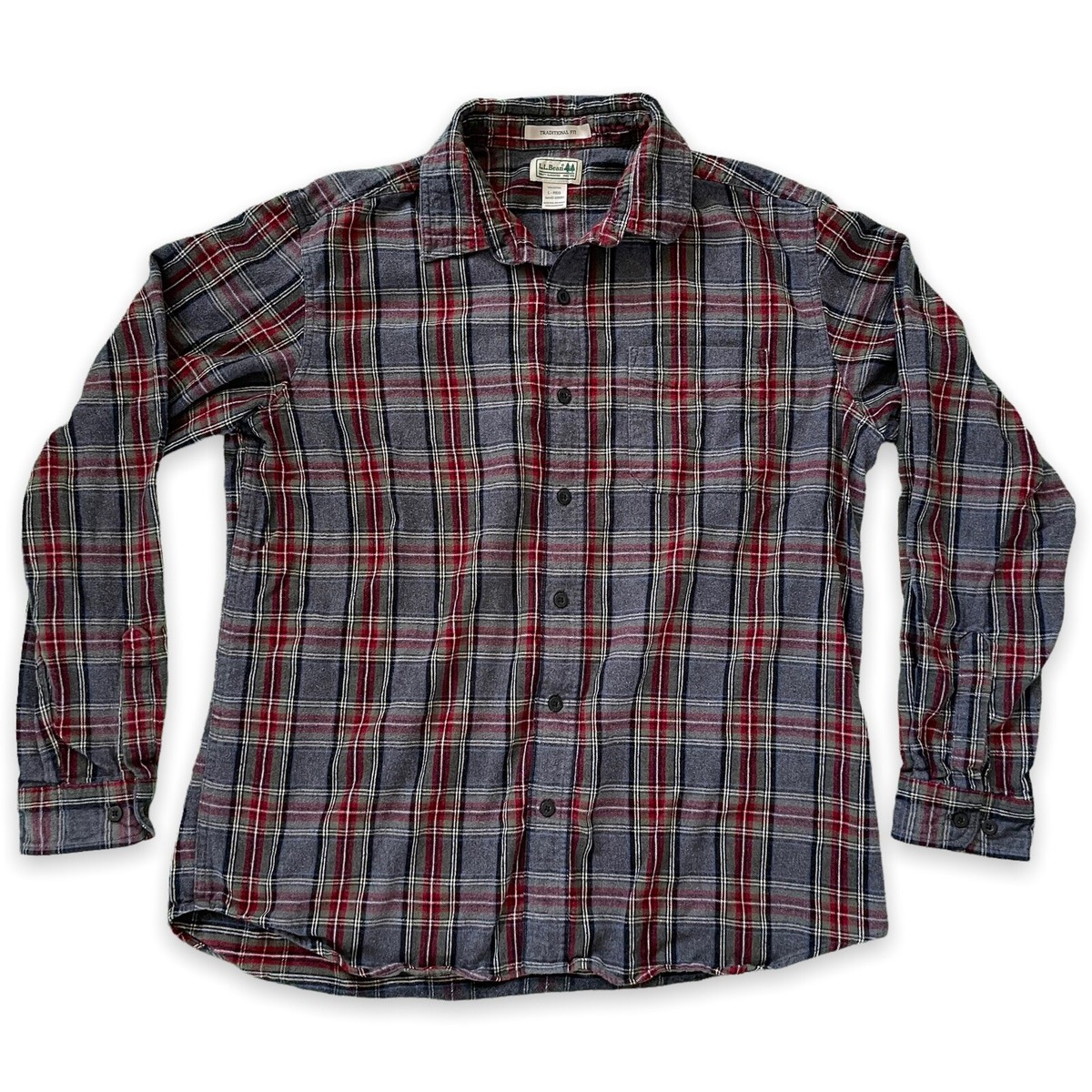 Ecellent cost Vintage original バーゲン L.L. Bean Original Traditional Fit Plaid Flannel Shirt Men's L