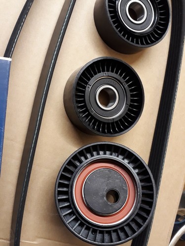 BMW DRIVE BELT PULLEY KIT E46 E39 E60 Z3 X3 X5 2.3 2.5 3.0 MECHANICAL M52 M54 - Picture 5 of 6