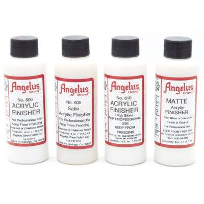 Angelus Brand Clear Acrylic Paint Finisher 600 605 610 615 620 - 4 oz