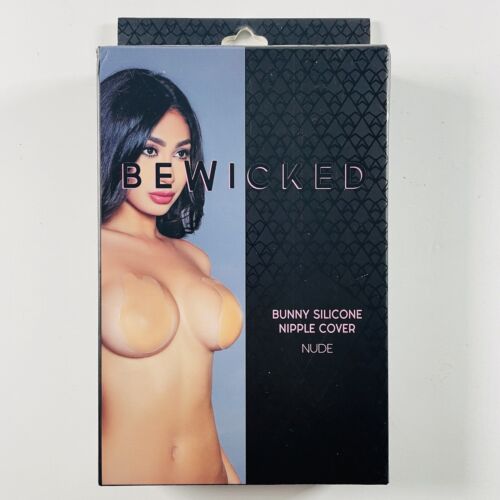 Sexy BE WICKED Bunny Silikon Nude Einheitsgröße selbstklebende Brustwarzenabdeckung
