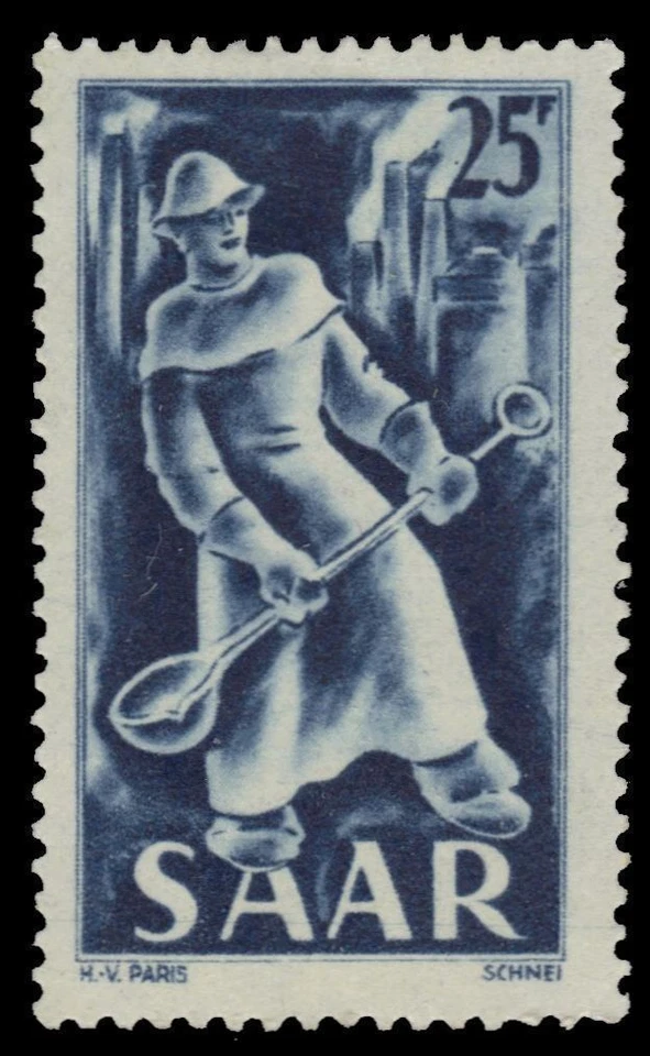 SAAR 216 (Mi284) - Cultural Heritage "Blast Furnace Worker" (pf32755) - Image 1 of 1