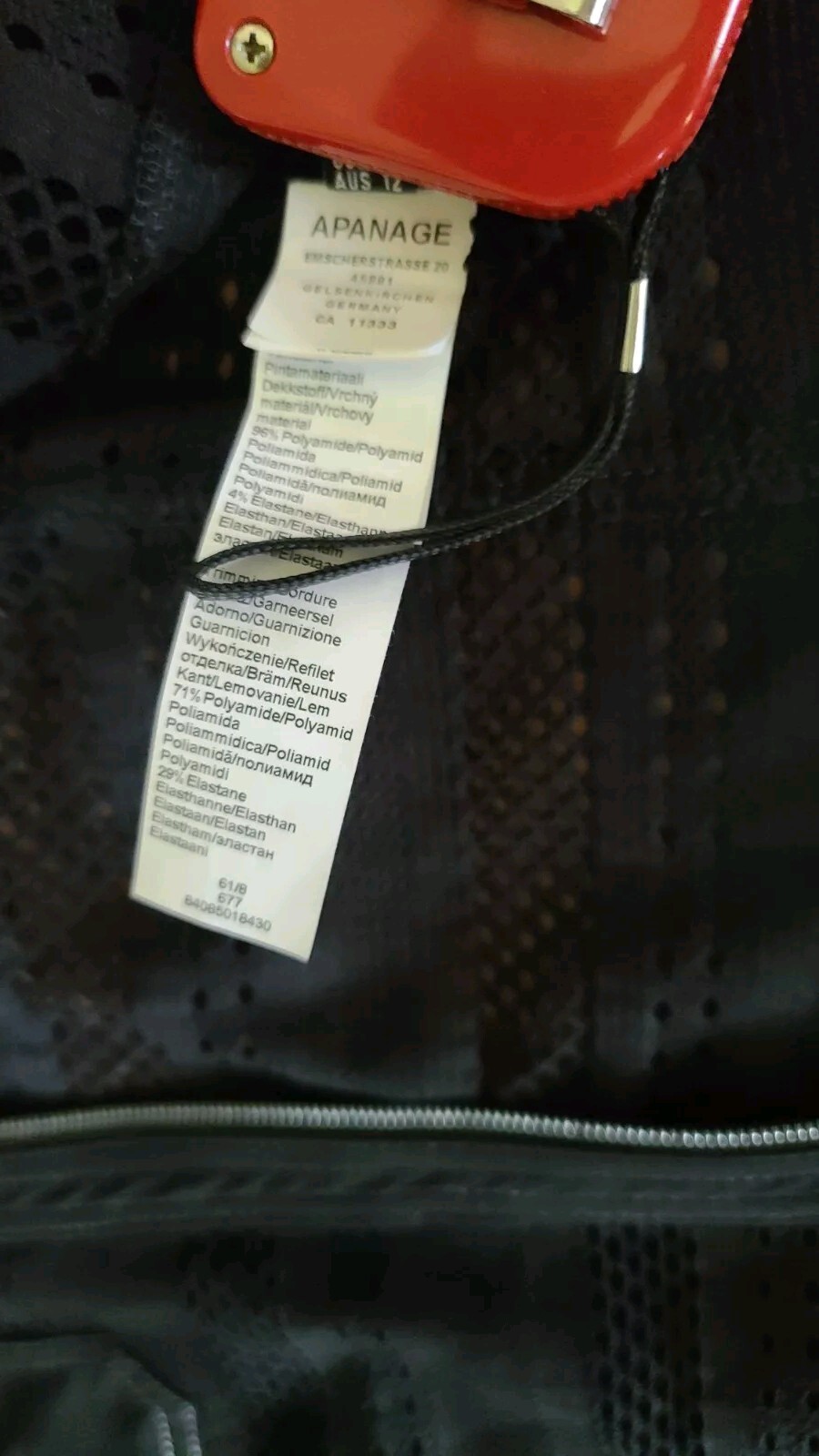 APANAGE COLLECTION LIGHT JACKET BLACK SIZE 8 image 8