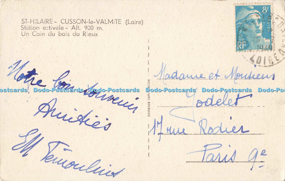 R561016 St Hilaire Cusson la Valmite Station estivale Un Coin du bois du  Rieux C | eBay UK