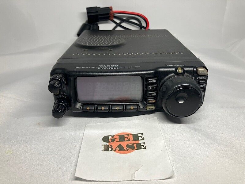 Yaesu FT-100D HF/VHF/UHF Transceiver HF band despite its Yaesu FT-100D HF/VHF/UHF Transceiver HF band despite its