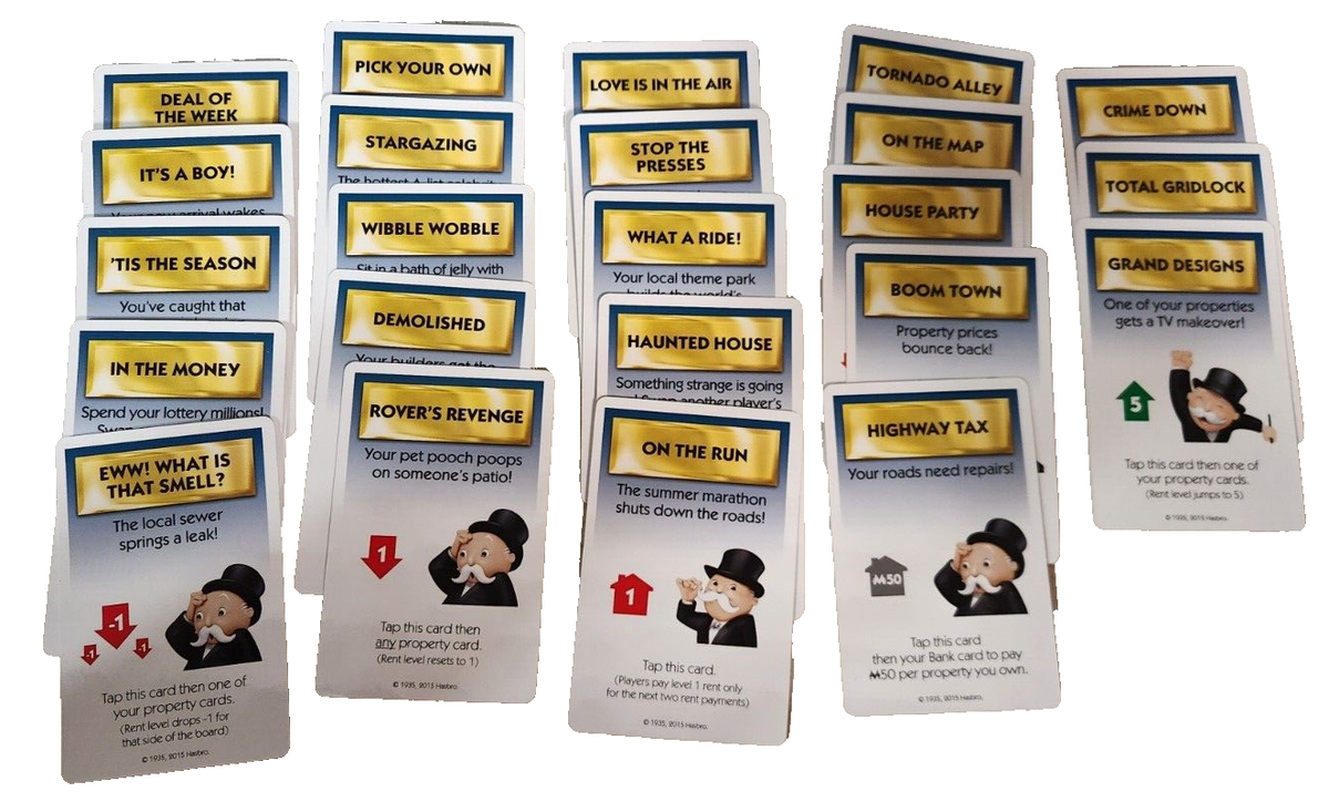 Monopoly Ultimate Banking Replacement Event Cards | eBay Monopoly Ultimate Banking Replacement Event Cards | eBay