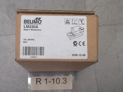 Belimo LM230A Damper Actuator 230VAC 5Nm 150Sec Max. 95° Unused Original Box.