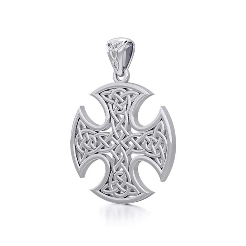 Pendentif Triangle En Argent 925 Avec Nœud Celtique - Breloque Porte-bonheur élégante - Idéal Cadeau Pour Femmes